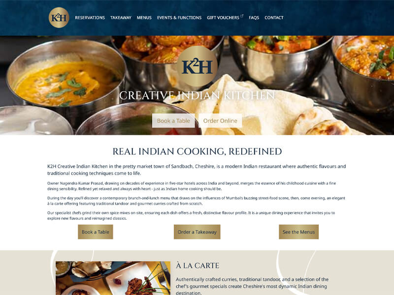 K2H Indian Cuisine K2H Indian Cuisine
